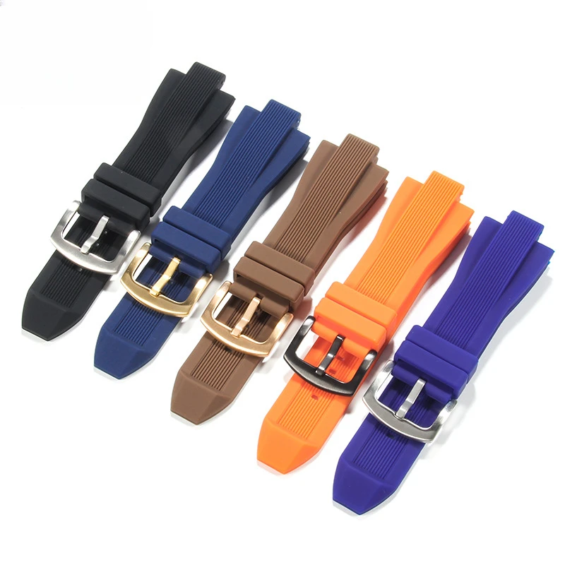 

High Quality Rubber Silicone Watch Band Straps Waterproof Multicolored Fits Michael Kors Watch Accessories 13*29mm with Tools