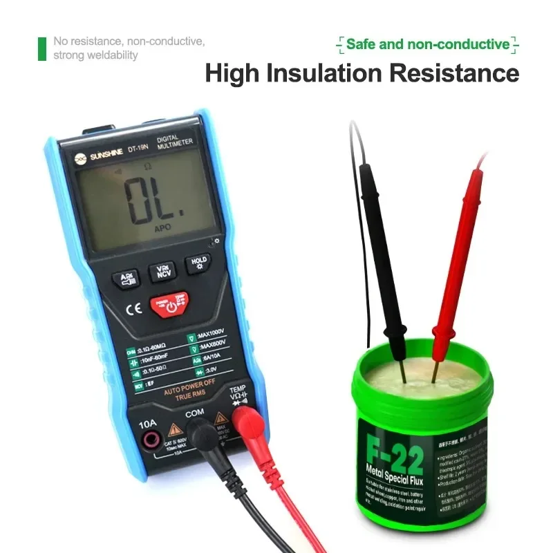 RELIFE F-22 معدن تدفق متعدد الأغراض خاص عالي العزل مقاومة قوية قابلية اللحام آمنة غير موصلة تدفق المعادن الماضية