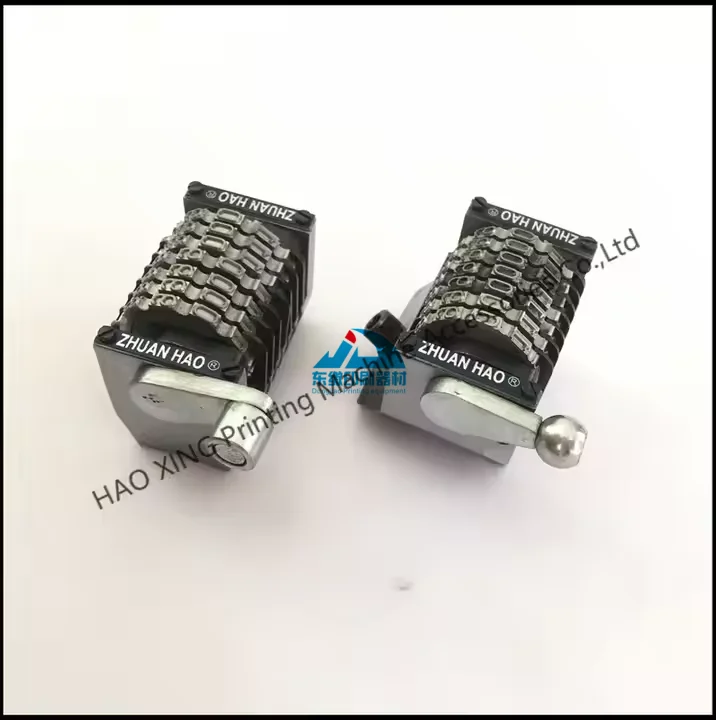 

Цельная нумерационная машина для печатной машины Heidelberg, прямые и выпуклые запасные части для обратной печати