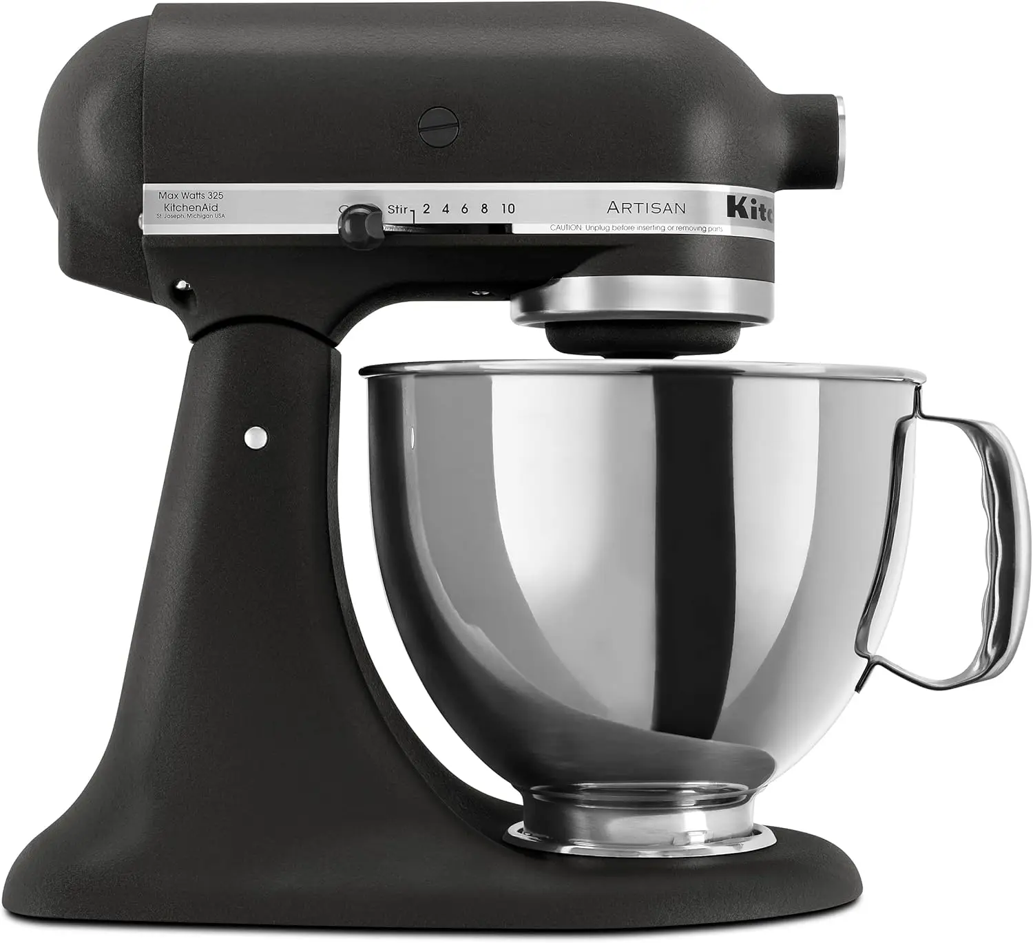 KSM150PSBK Artisan 5 Quart Stand Mixer, Cast Iron