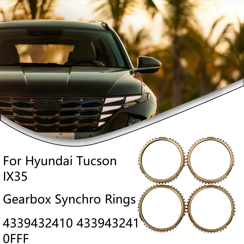 

4pcs 4339432410 4339432410FFF Gearbox Synchro Rings For Hyundai Tucson IX35 For KIA Sportage Car Accessories