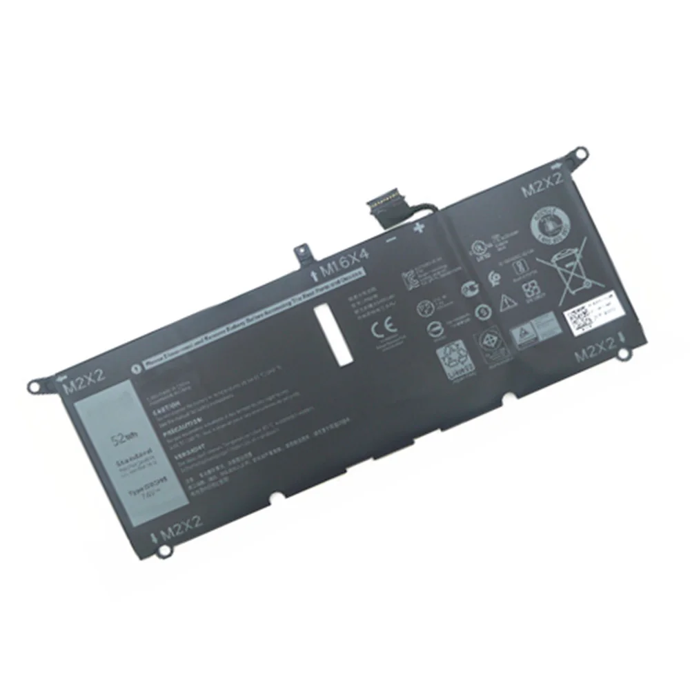 7,6 V 52WH ORIGINAL DXGH8 HK6N5 0H754V H754V P82G Laptop Batterie Für Dell XPS 13 9380 9370 Inspiron 5390 5391 7191 7490 P82G