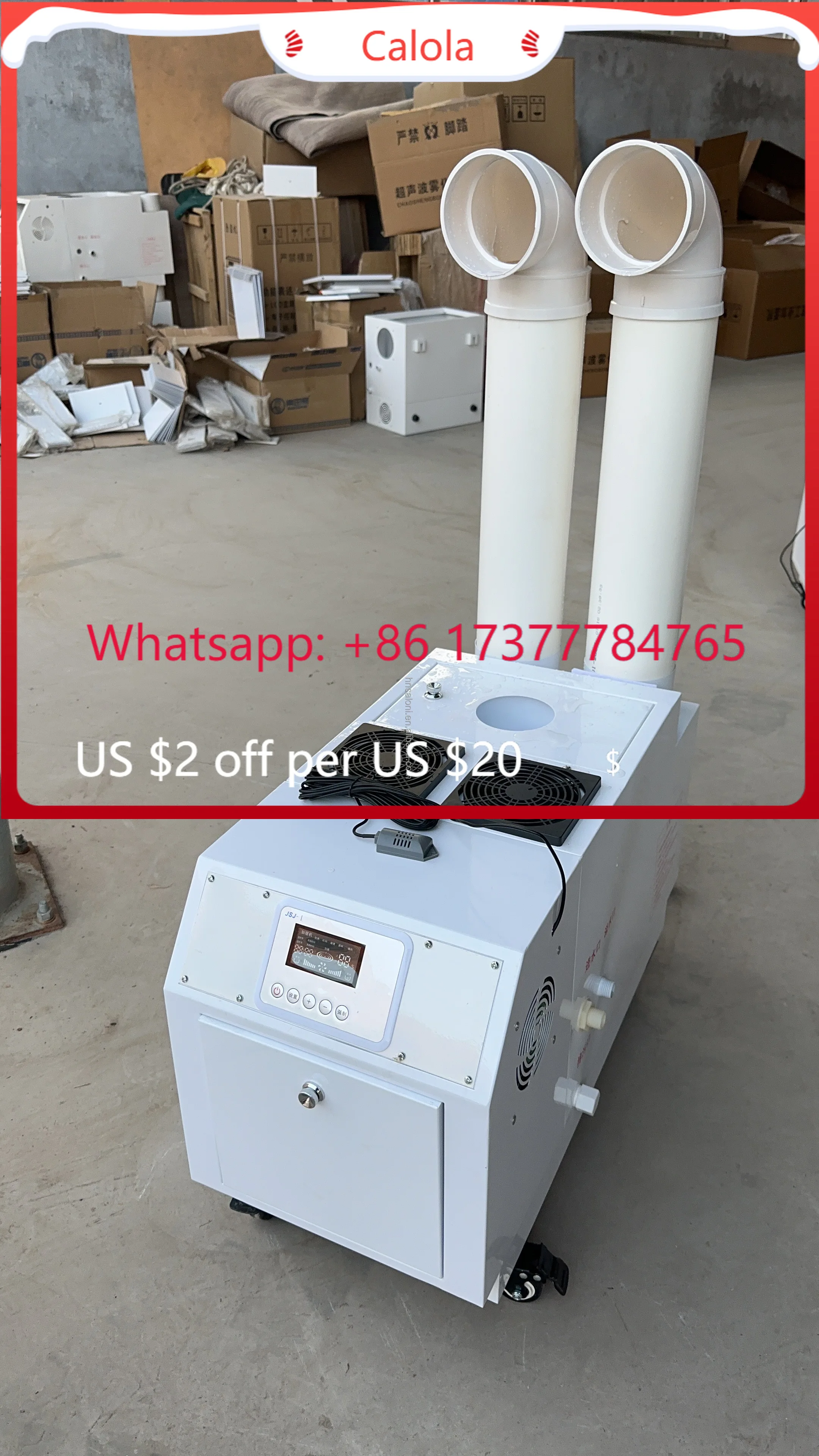 Functional Humidifier Large Capacity – Smart Humidification System for Paper Mill & Wood Storage Dry Climate Use