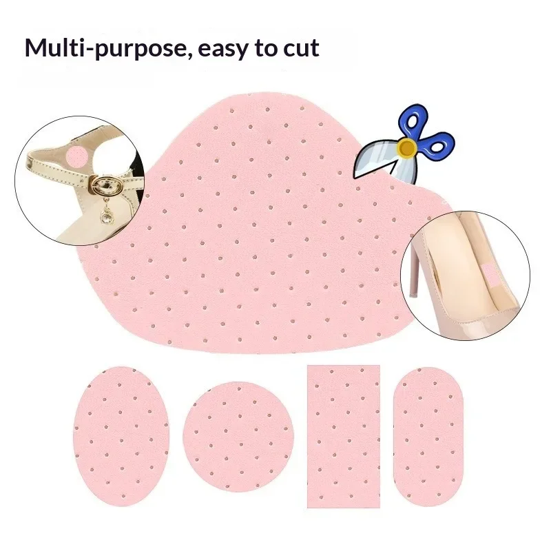 New Breathable Sneakers Heel Protector Patches, Self-Adhesive Anti-Wear Shoe Heel Repair Stickers, Comfort Foot Care Pads