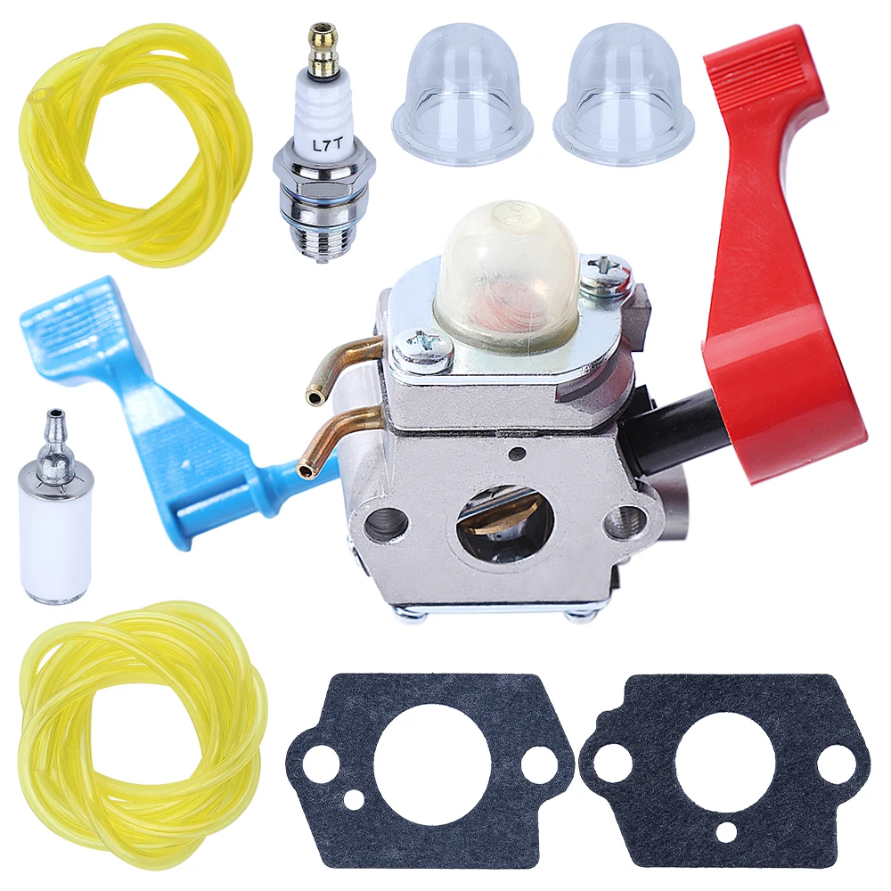 Imagem -05 - Kit Carburador para Motosserra Primer Bulbo Gás Weed Eater Featherlite Folha Blower Junta Linha de Combustível Primer Bulbo Fovan Fl1500 Fl1500le