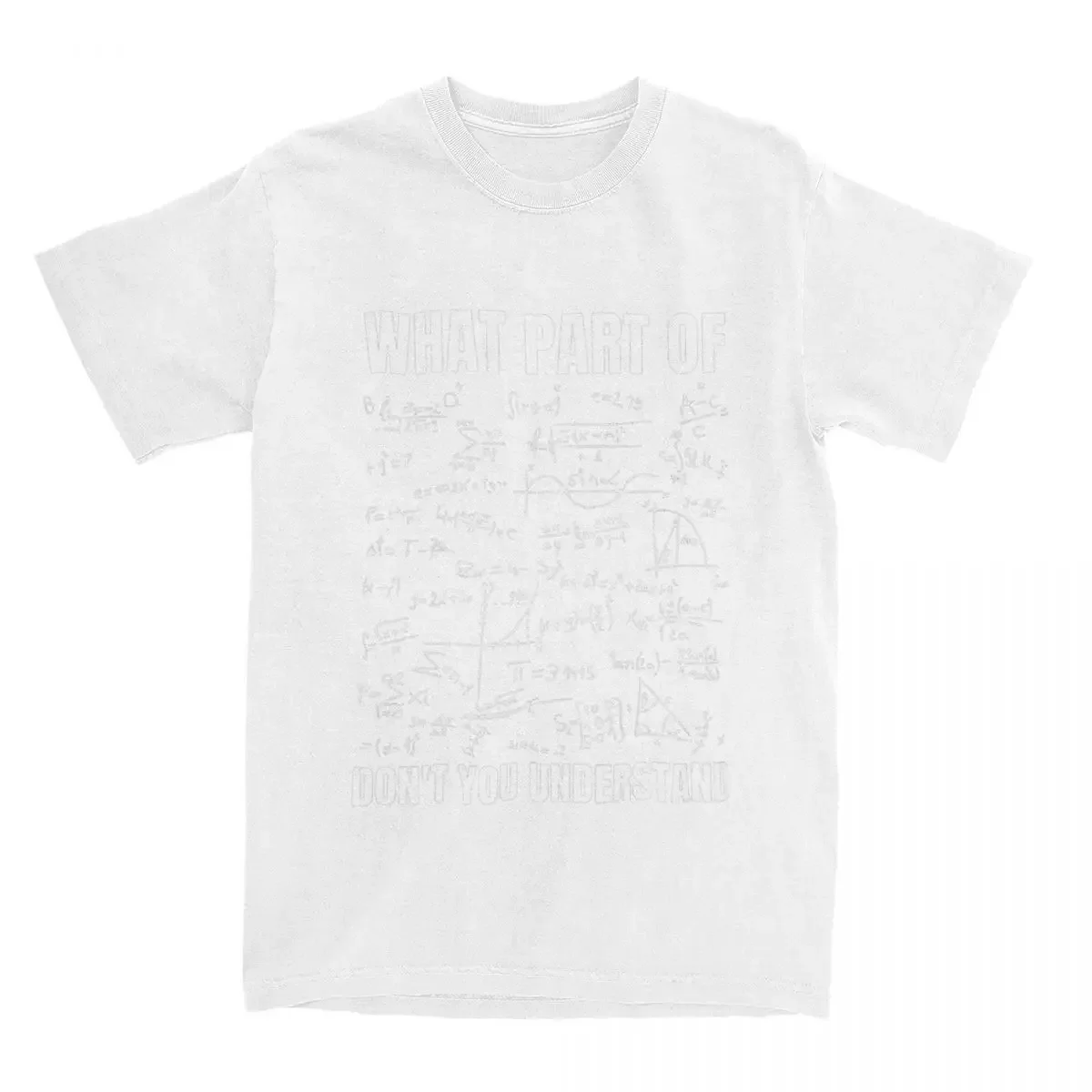 Fun monogram print, men's summer 100% cotton T-shirt comfortable fashion loose top short sleeve