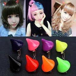 Petite épingle à cheveux en corne de bœuf démon, épingle à cheveux gothique pour costume de cosplay de fête, accessoires pour cheveux d'Halloween, 1 paire