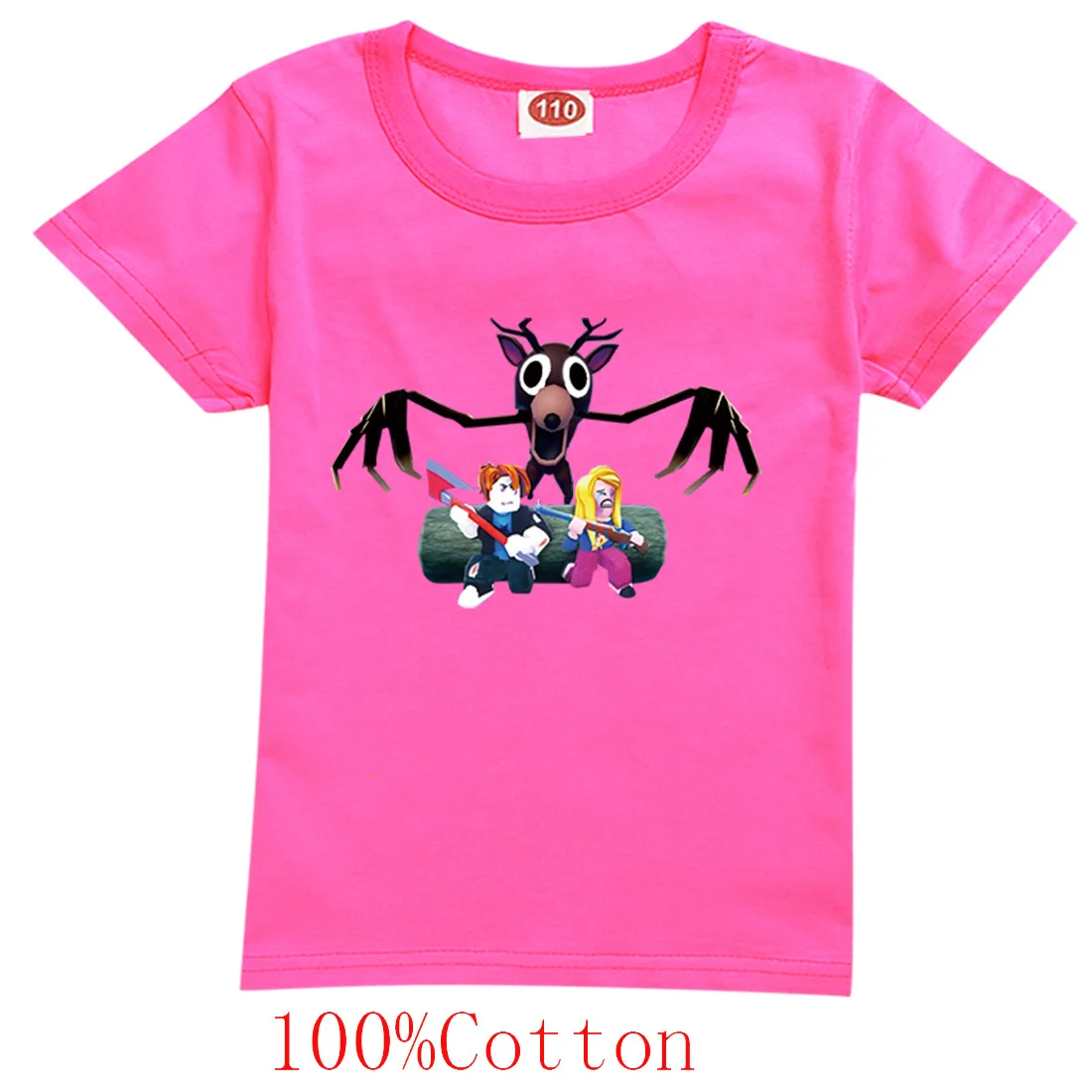 

Лето 99-ночей в лесу Футболка с короткими рукавами и рисунком Летняя детская футболка для мальчиков и девочек Детская кавайная одежда Футболка с аниме