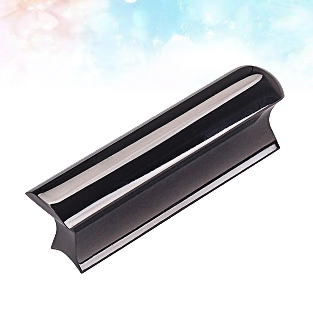 هاواي الغيتار الشريحة بار الفولاذ المقاوم للصدأ اللفة الصلب الأسود R55A للكهرباء باس الحفاظ على أداة الاهتزاز #6