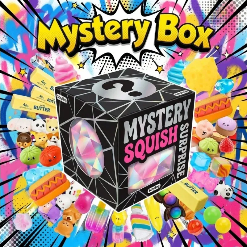 

Adorable Squishy Mystery Pack – 3 Independent Selections – Rare Surprise Stress Relief Set