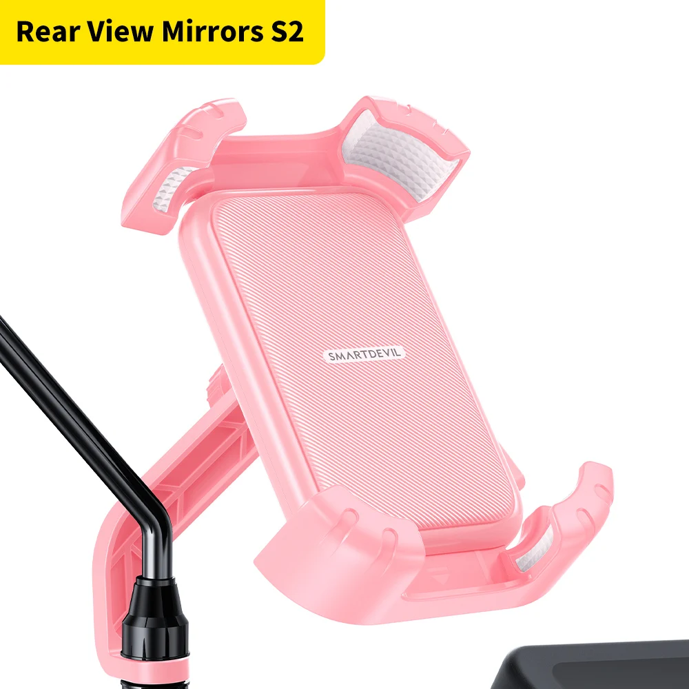 SmartDevil Fahrrad-Telefonhalter, universeller Fahrrad-Telefonhalter für 4,7 Zoll, 7,2 Zoll Handy-Ständer, stoßfester Halterungsclip