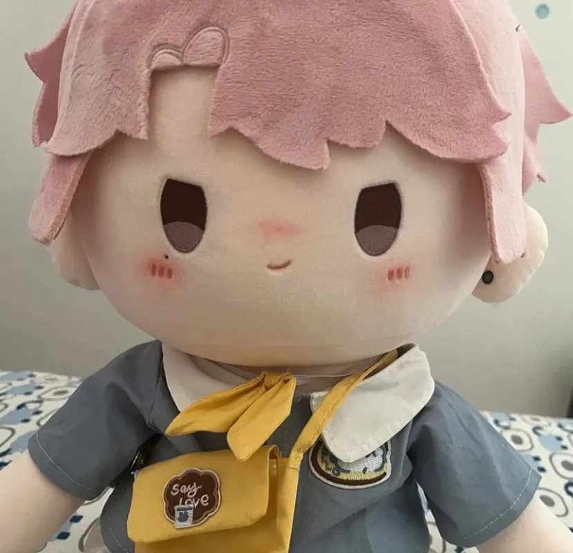 

40CM Li Zhoubin Anime Cosplay Plush Stuffed Cotton Cute Body Change Clothes Doll Dress Up Toys Cushion