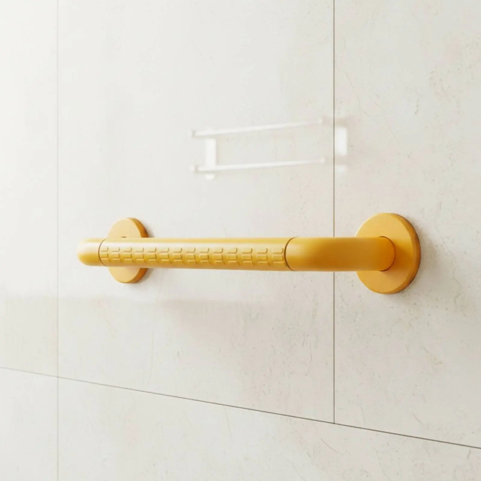 

Anti-Slip Bathroom Grab Bar Easy Installation Anti-Slip Support Rail Wall-Mounted Support Rail Warm to Feel Shower Safety Bar