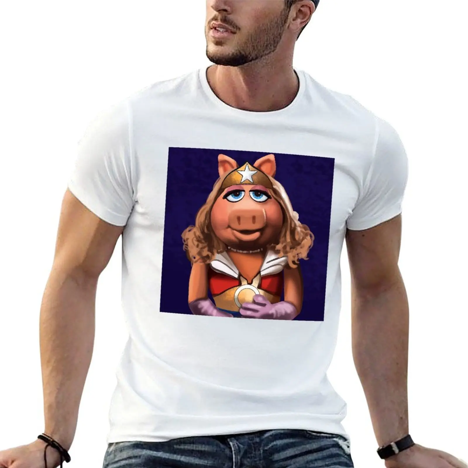 

Miss Piggy Wonder T-Shirt t shirts for man graphic tees t shirt custom print T-Shirt