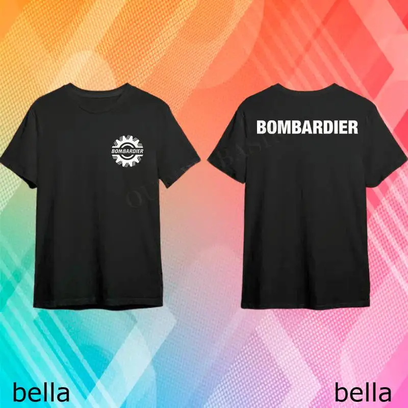 

Новая футболка с логотипом Bombardier, забавная, размеры от S до 5XL