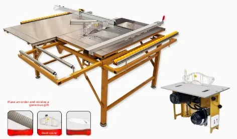 Dust Free Wood Cutting Machine Mini Portable Folding Table Saw for Woodworking Maker