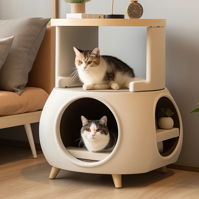 

Human and cat goods, four-season universal coffee table, human and cat shared kitten nest double layer