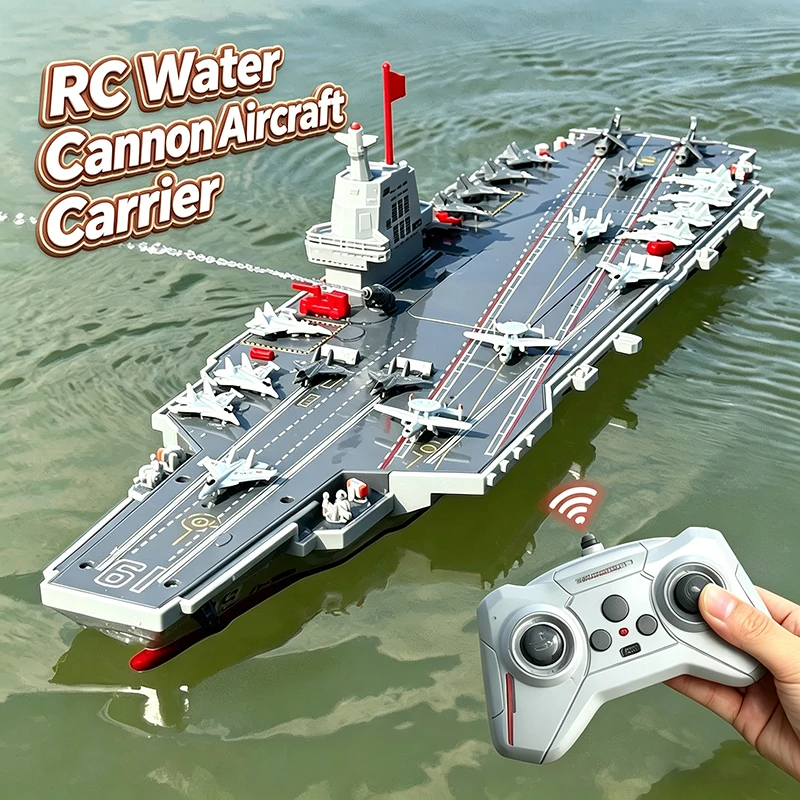 

Rc Ship for Kids High-Speed Electric Remote Control Boat 2.4G Remote Control Warship Model S19 Children Gift
