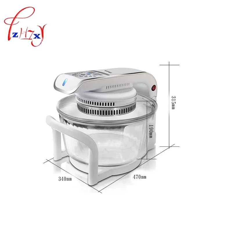 Home Use Microwave Oven Frying Pan Halogen Oven Air Fryer Lightwave Fryer Automatic Speedcook Electric Deep Fryers CKY-888