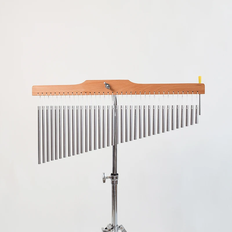 Percussion Instrument Music Wind Chimes Height Adjustable 36 Tone Bar Chimes  and Stand Bracket