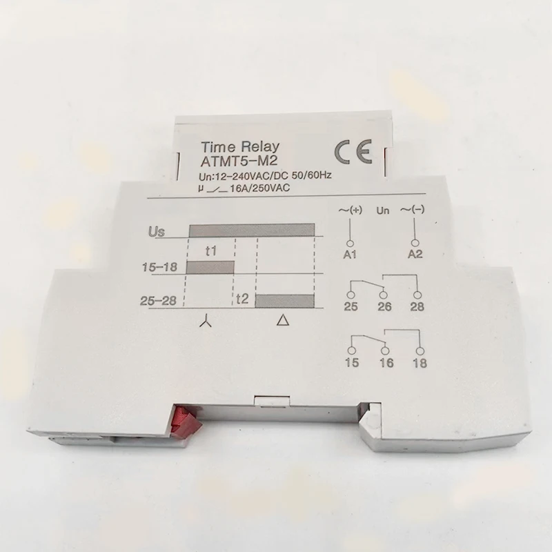 ATMT5-M2 Multifunction Timer Relay 12-240V AC Din Rail Type Time Delay Relay