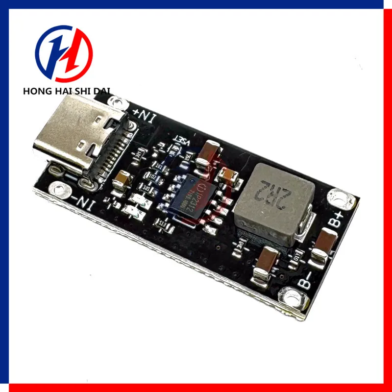 Type C USB Input High Current 3A Polymer Ternary Lithium Battery Quick Fast Charging Board IP2312 CC/CV Mode 5V To 4.2V