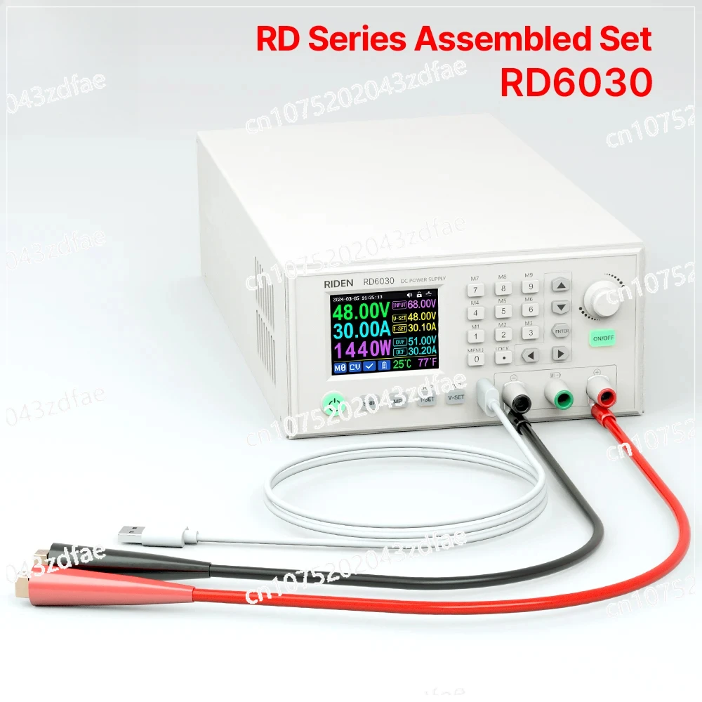 

RD RD6030 Completed Set 60V 30A digital control Stabilized AC DC adjustable Voltage Regulated Lab Bench Power Supply 1140W 1440W