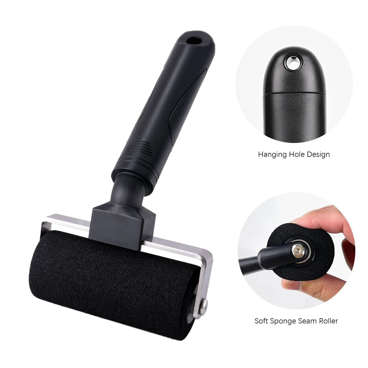 EHDIS Sponge Cleaning Squeegee Car Covering Film Wrapping Roller Wallpaper Rolling Paint Vinyl Application Bubble Removal Tools