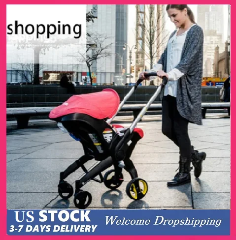 

Многофункциональная детская коляска-трансформер, высокая прогулочная коляска, складная коляска 2-в-1 для новорожденных