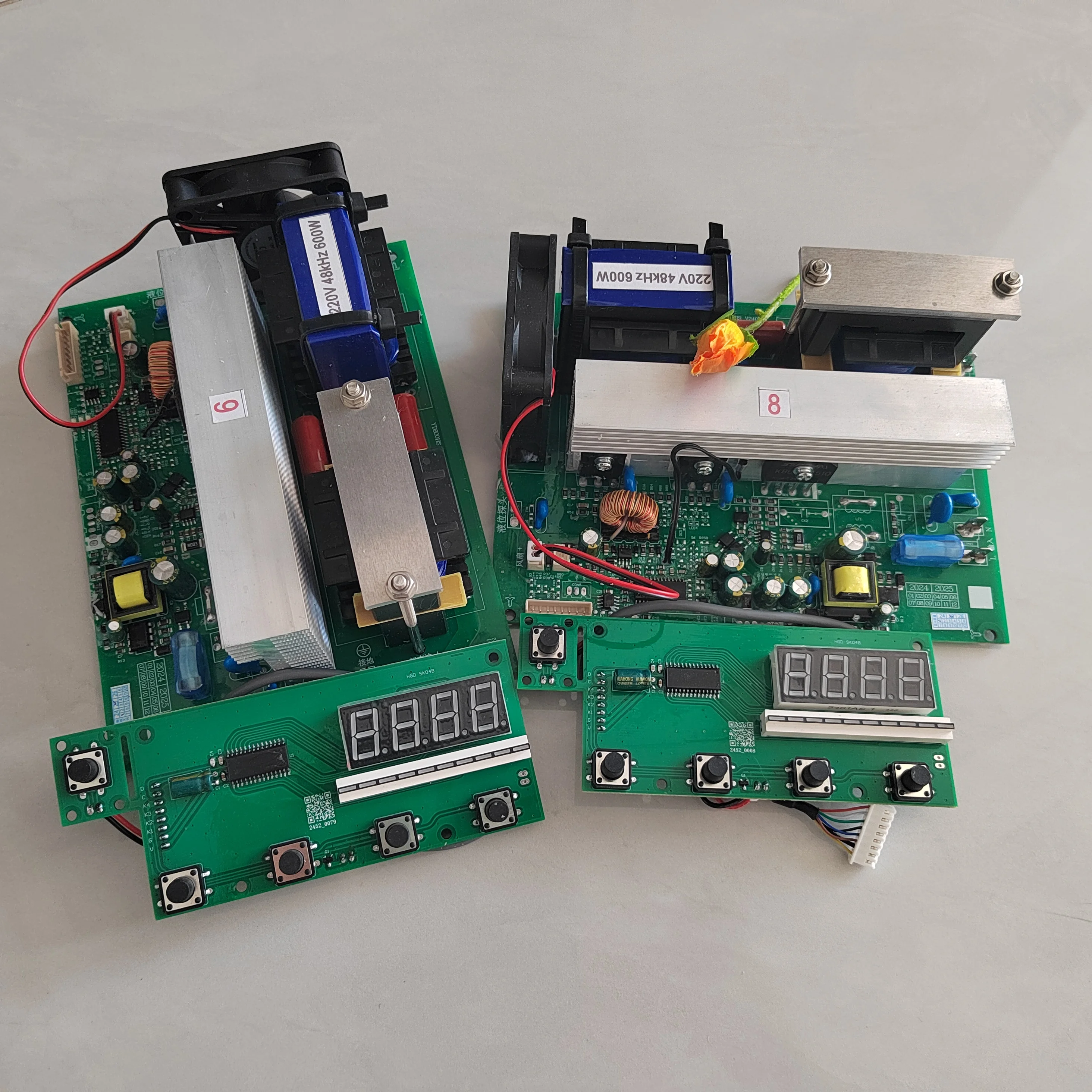 28 كيلو هرتز 800 واط بالموجات فوق الصوتية الأنظف PCB لوحة دوائر كهربائية مع عرض مجلس الموقت وضبط الطاقة