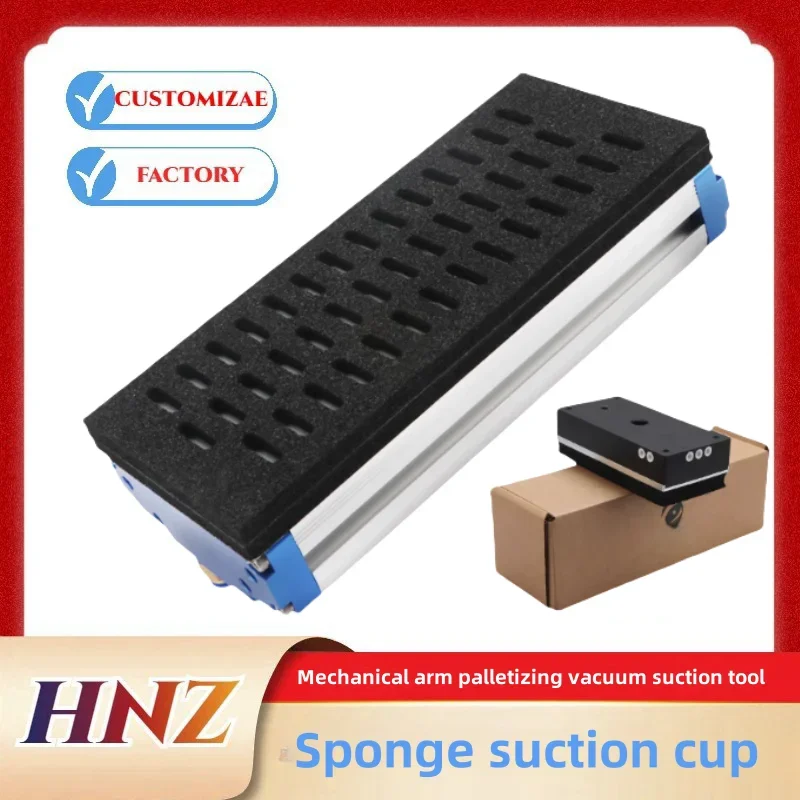 Integrated Vacuum Sponge Suction Cup Industrial 60X120 Manipulator Vacuum Suction Cup Palletizing Strong Heavy Duty Pneumatic