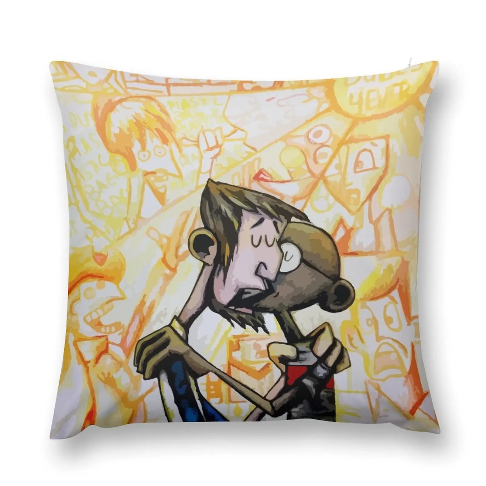 Abe and Gandhi Kiss Clone High Throw Pillow autumn pillowcase Cushions For Sofa pillow