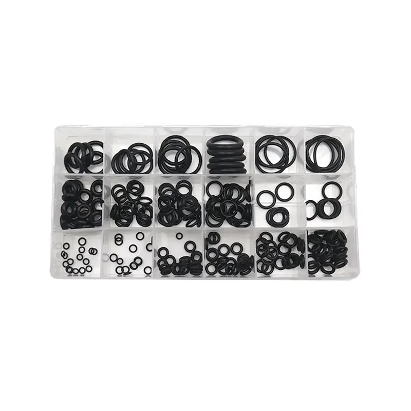 1box O Rings Rubber Sealing O-rings Nitrile Washer Seals Damper Waterproof Repair Rubber Assortment Kit set