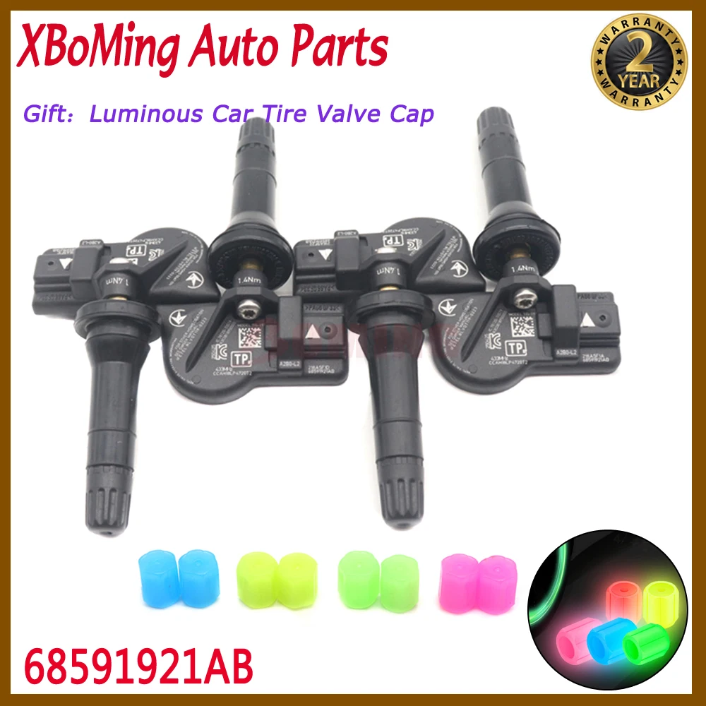 

68591921AB автомобильный монитор давления в шинах TPMS датчик для Dodge Ram 3500 2024-2025 для Jeep Grand Cherokee 2023-2025 433 МГц