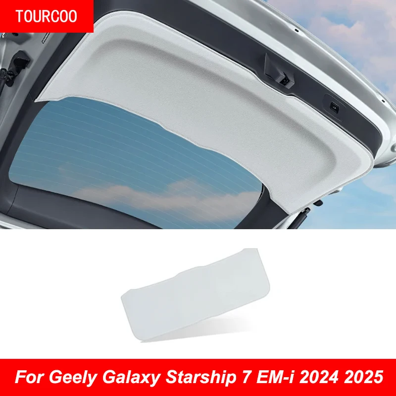 

Для Geely Galaxy Starship 7 EM-i 2024 2025 багажник, задняя дверь, защита от царапин, наклейка, модификация, аксессуары