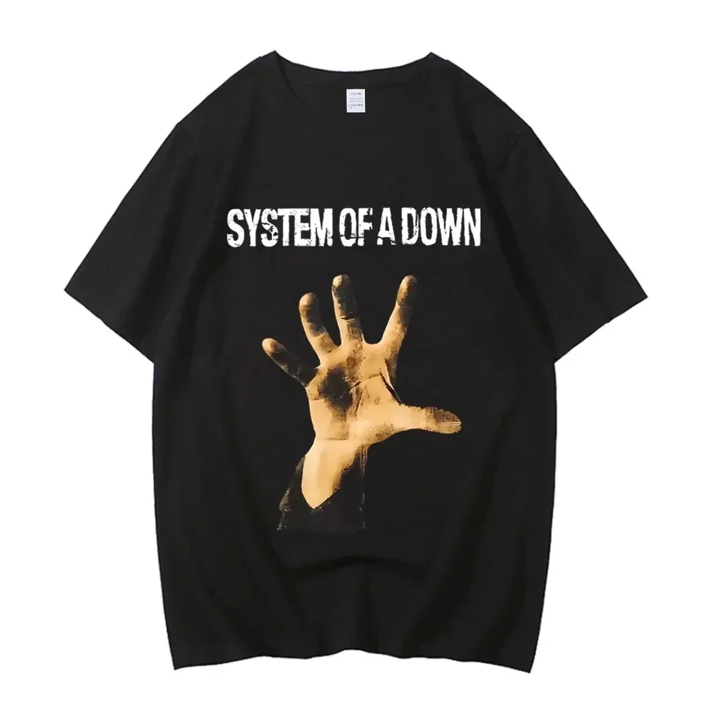 Camiseta para mujer, ropa de calle, camiseta Rock, camiseta alternativa de alta calidad, sistema de una portada de álbum de música de toxicidad