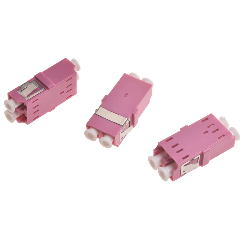 Lenew Hotsale Multimode Duplex Optical Fiber Adapter LC DM DX UPC APC FTTH  Customizable Fiber Optic Adaptor