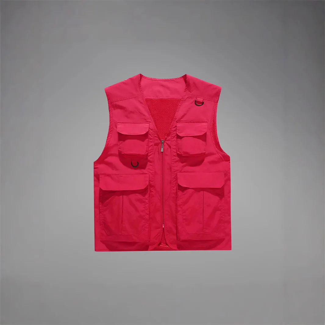

New Tooling Vest Men's Multi-pocket Functional Vest Outdoor Fishing Photography Mountaineering Men's Casual Work Clothes