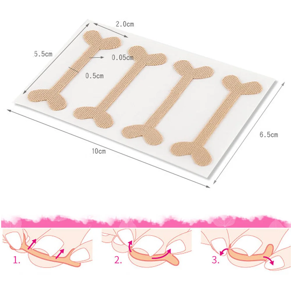 Tcare 1Set Toe Nail Groove Foot Nail Orthodontic Device Thumb Nail Patch Quick Pedicure Toe Nail Deformation Recover Foot Care