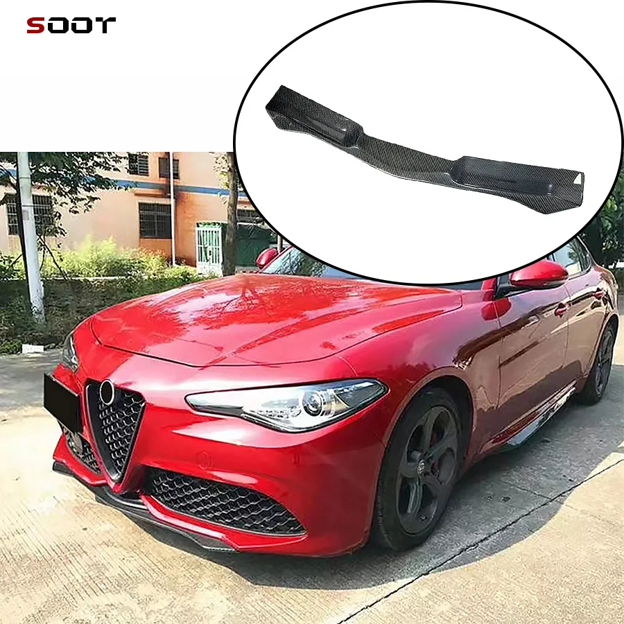 

Car Front Bumper Diffuser Carbon Fiber Spoiler for Alfa Romeo Giulia Sedan Standard Sport 2016-2023