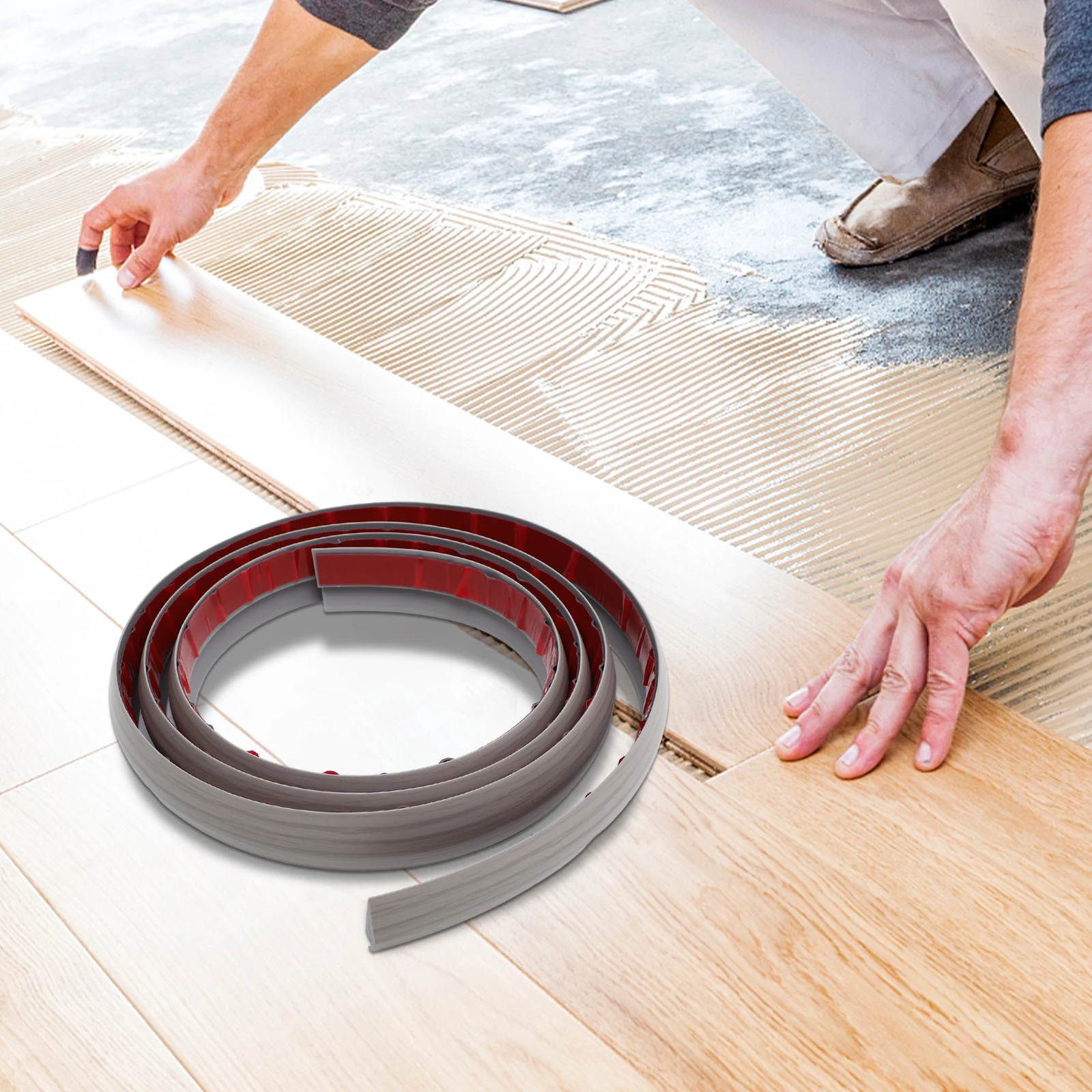 2M PVC الطابق الانتقال قطاع سهلة التركيب السجاد حافة الكسوة ل بلاط الطابق المدخل الانضمام عتبات الشريط للمداخل