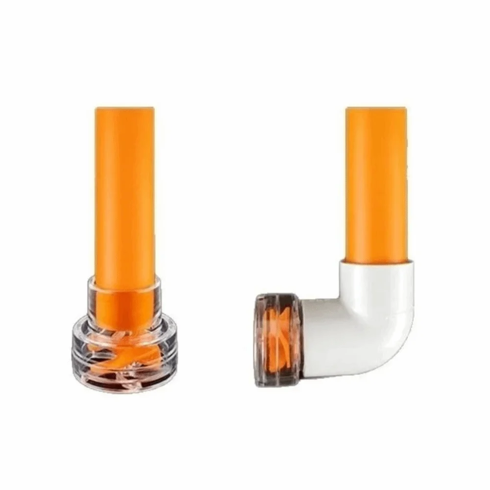 Plastic Wave Maker Nozzle Orange DIY Aquarium Outlet Fitting 360° Rotatable Tank Mod Accessory Reef Aquarist Use