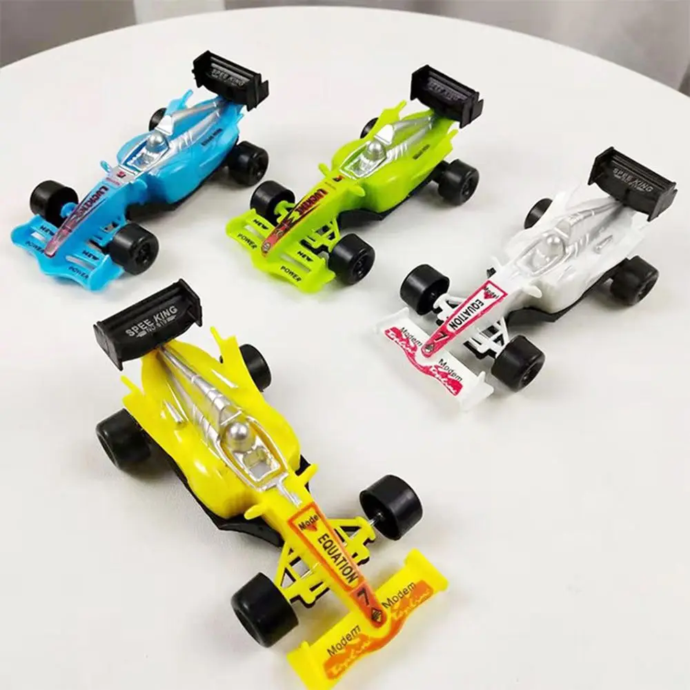 10 pièces garçon fille Mini tirer dessin animé jouet jouets créatifs inertiel F1 voiture tirer voiture jouets voitures de course
