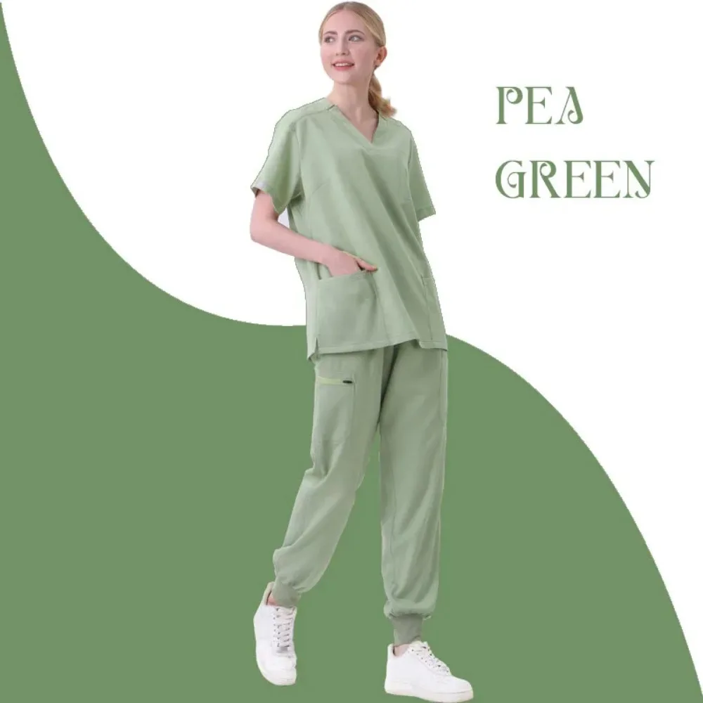 HZMNOI Short Sleeve Nurse Dress Uniform Stylish Female Womens Tie Up  Medical Scrubs Nurse Uniform Medical Spa Women Uniforms - AliExpress  200000532
