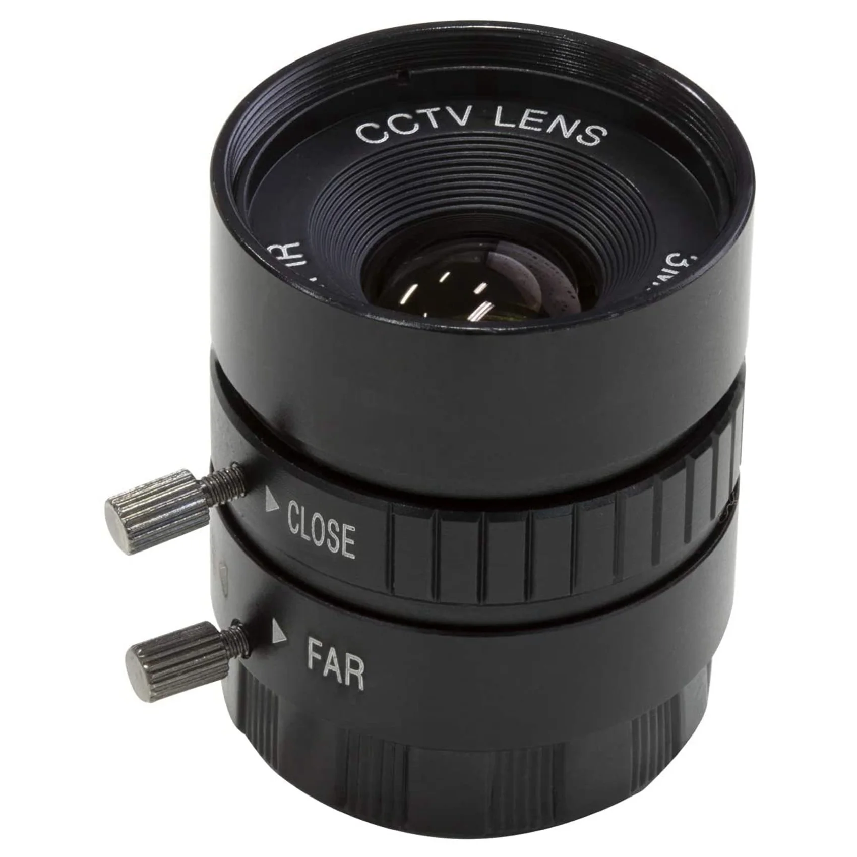 CS-Mount Lens for Raspberry Pi HQ Camera, 12mm Focal Length with Manual Focus and Adjustable Aperture