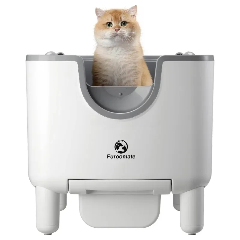 

3.0 Automatic Cat Box Self Cleaning, Upgraded Automatic Cat Box Self Cleaning That Can Use Clumping Cat