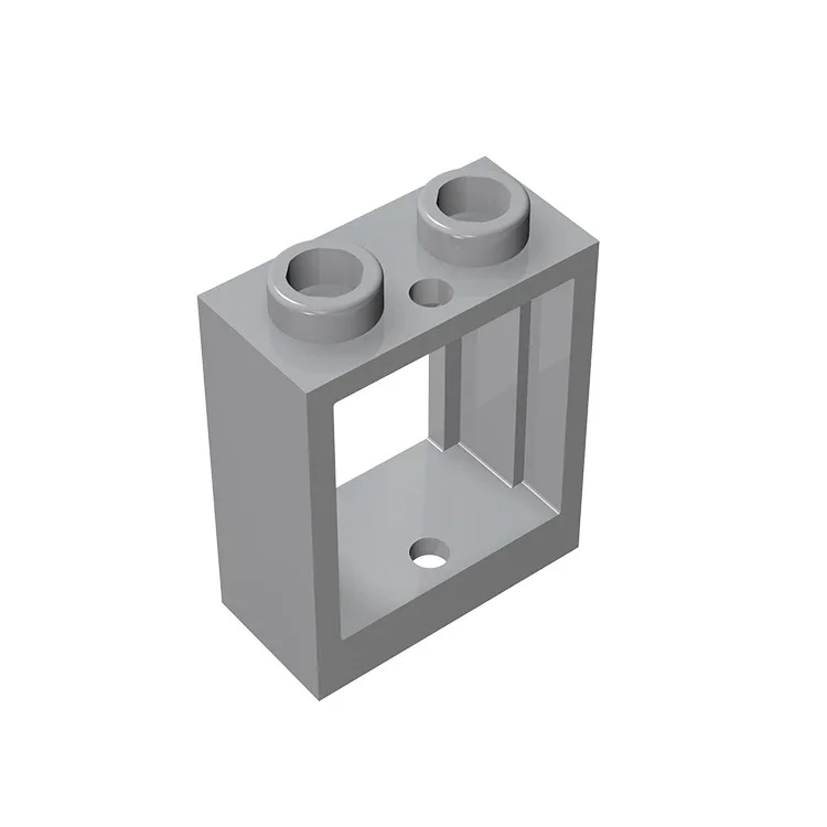 10Pcs MOC Parts 60592 79128 Window 1 x 2 x 2 Flat Front Compatible Bricks DIY Building Blocks