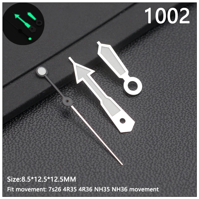 時計の手の交換部品、シルバーとゴールド、nh35