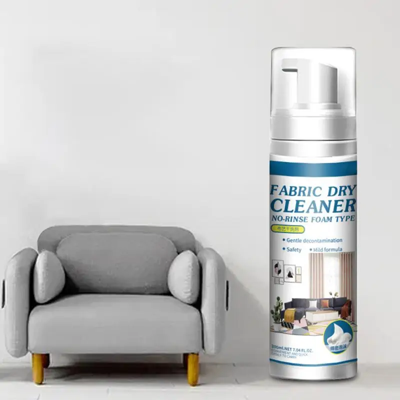 Sofa Reinigingsschuim Voor Alle Doeleinden Stomerij Stof Spray 200Ml Multifunctioneel Tapijt Reinigingsschuim