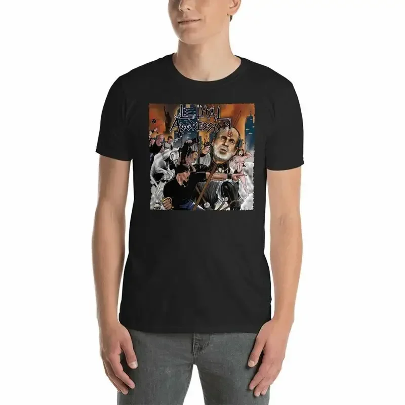 LETHAL AGGRESSION Ad Nauseum T Shirt NEW Nuclear Assault Hardcore Crossover